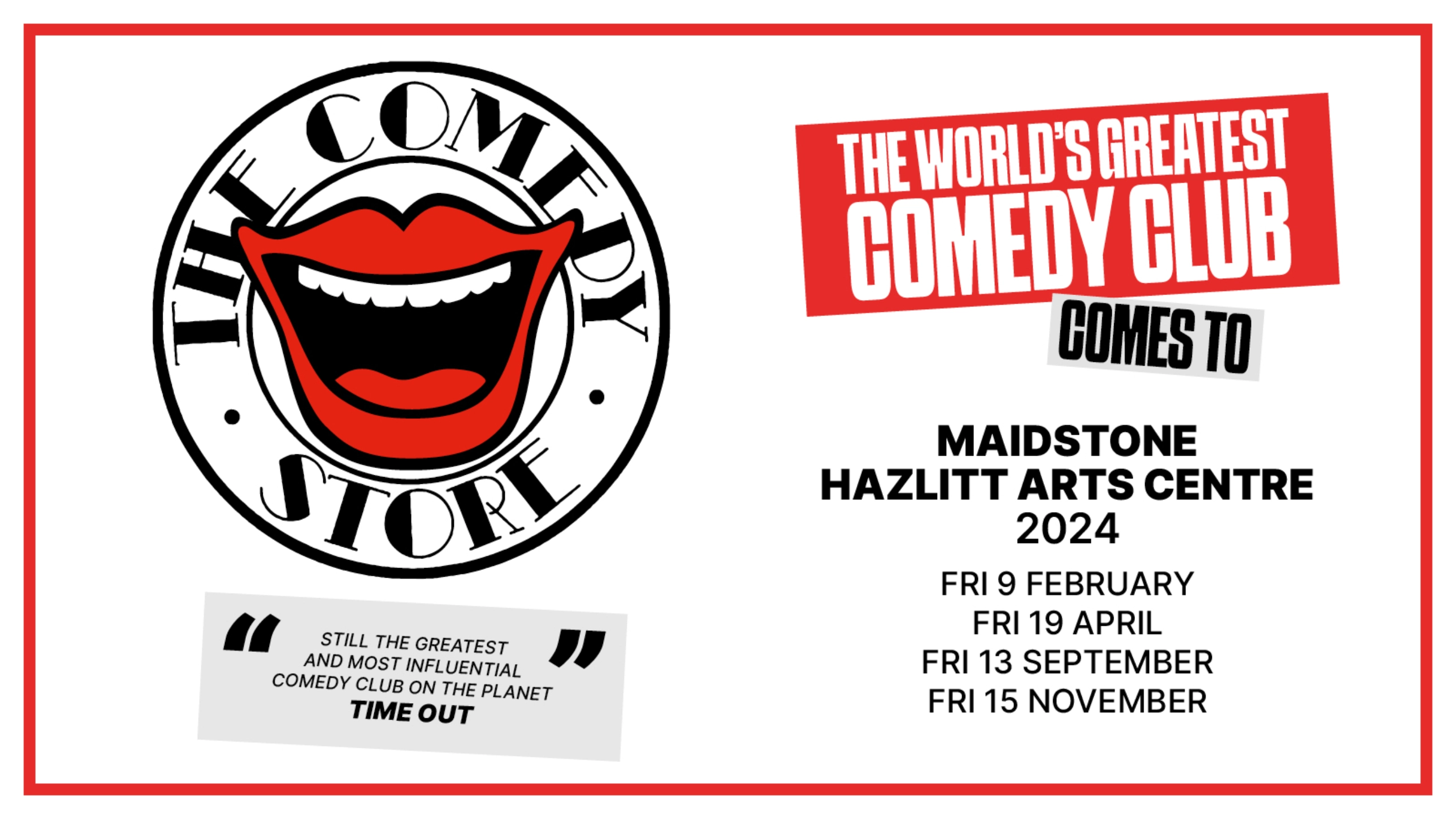 The Comedy Store - September 2024