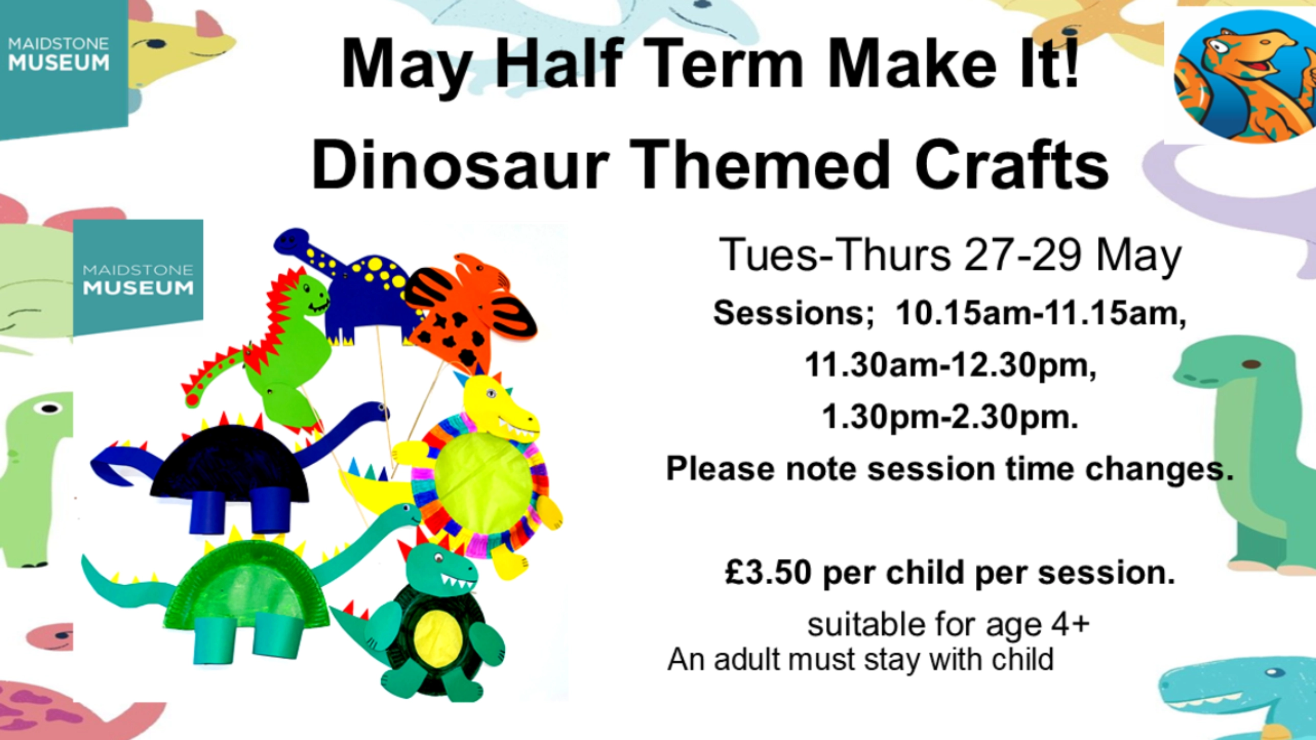 Maidstone Museum May Half Term Make It! Crafts 2025