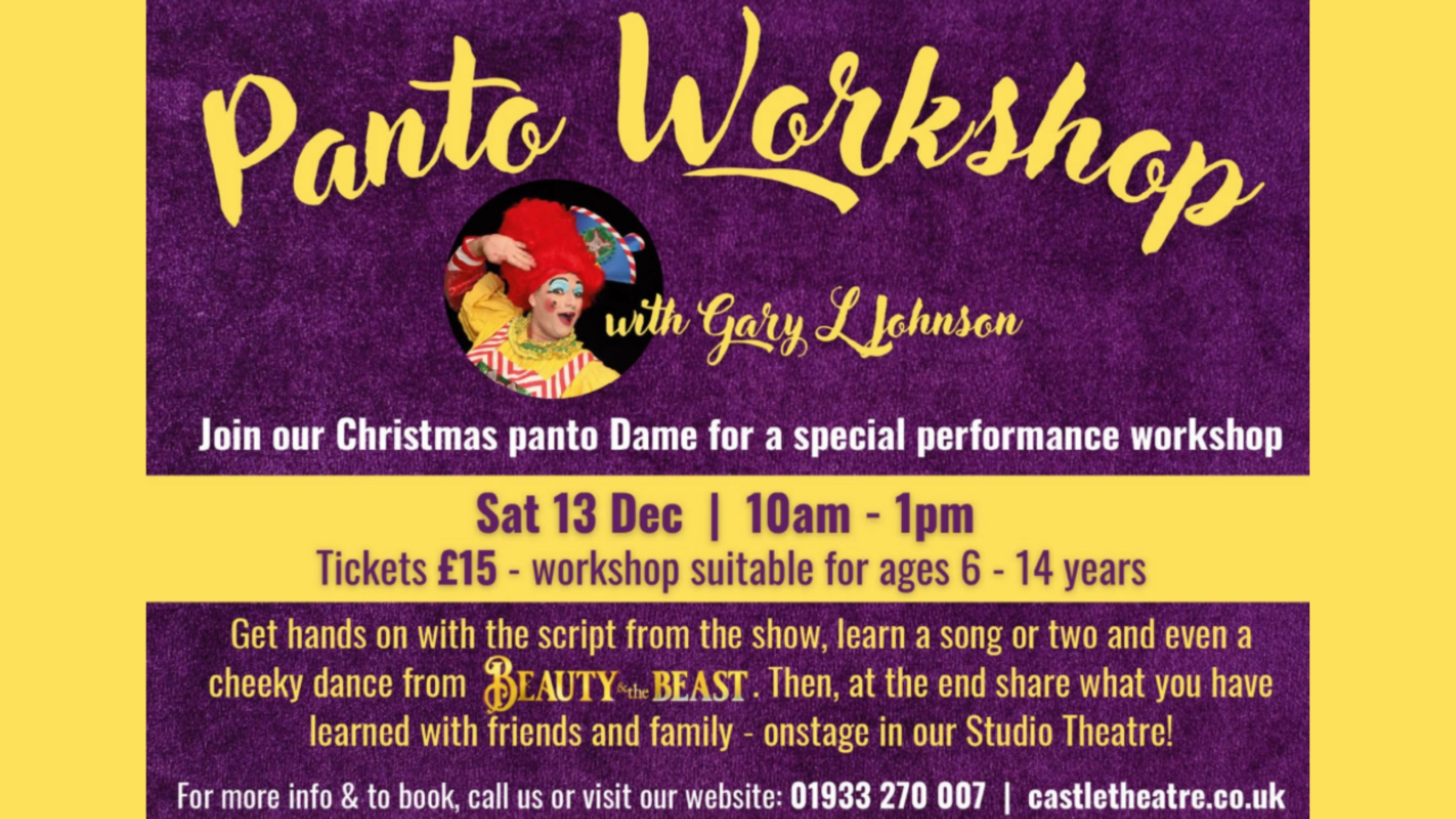 Beauty & the Beast Christmas Workshop