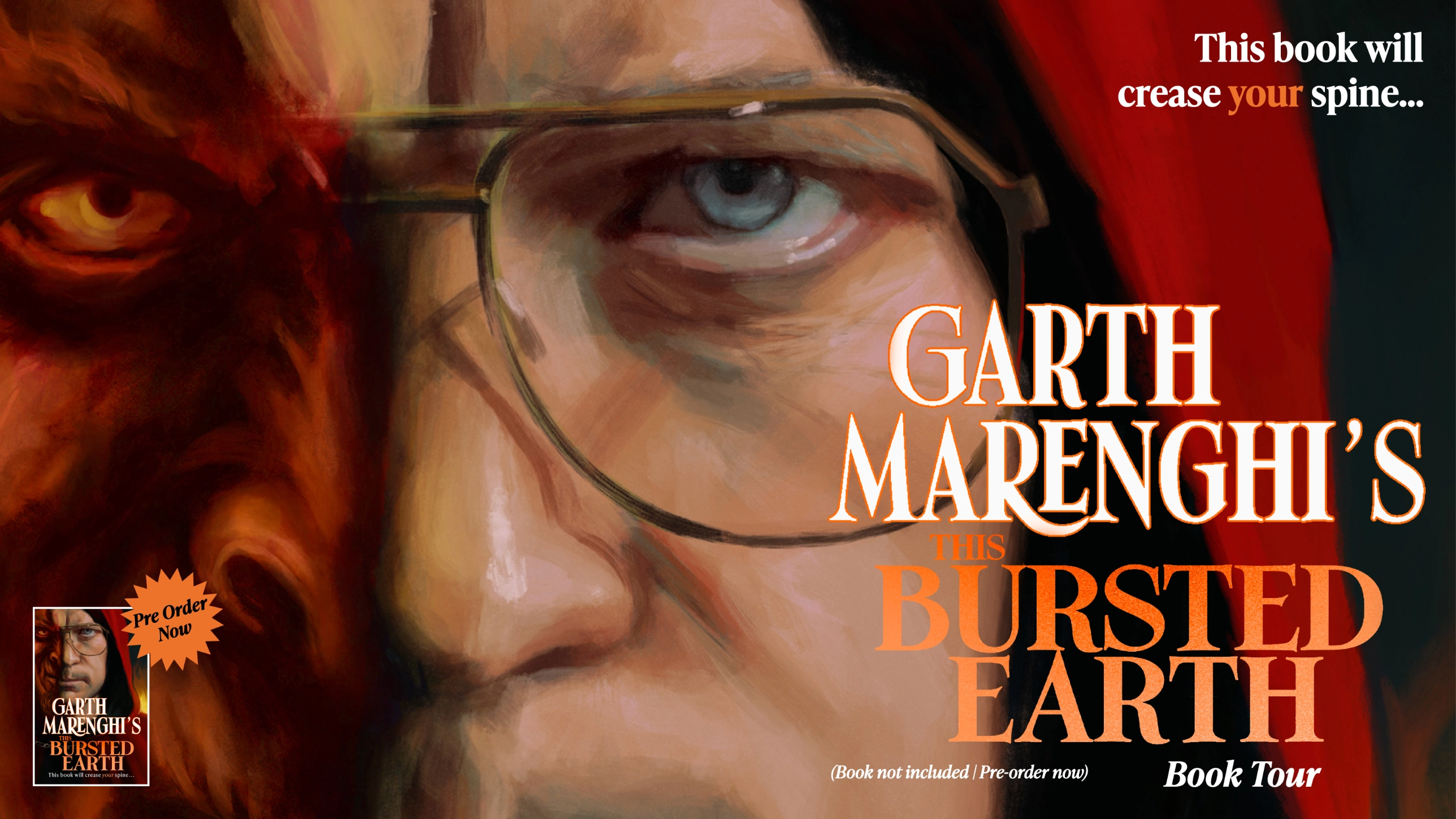 Garth Marenghi This Bursted Earth Book Tour 