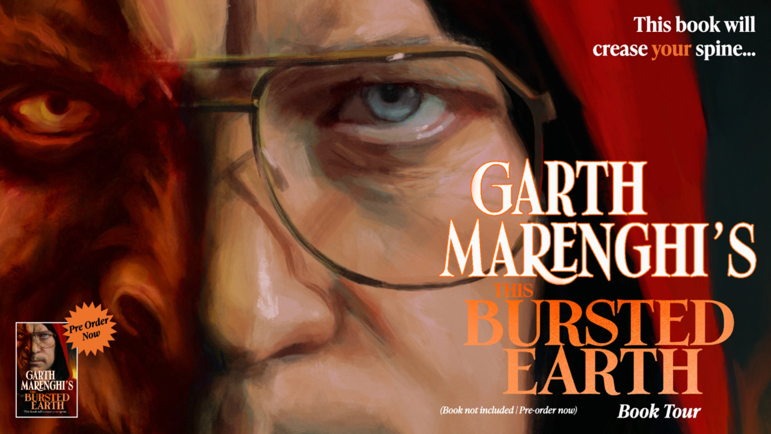 Garth Marenghi - This Bursted Earth Book Tour