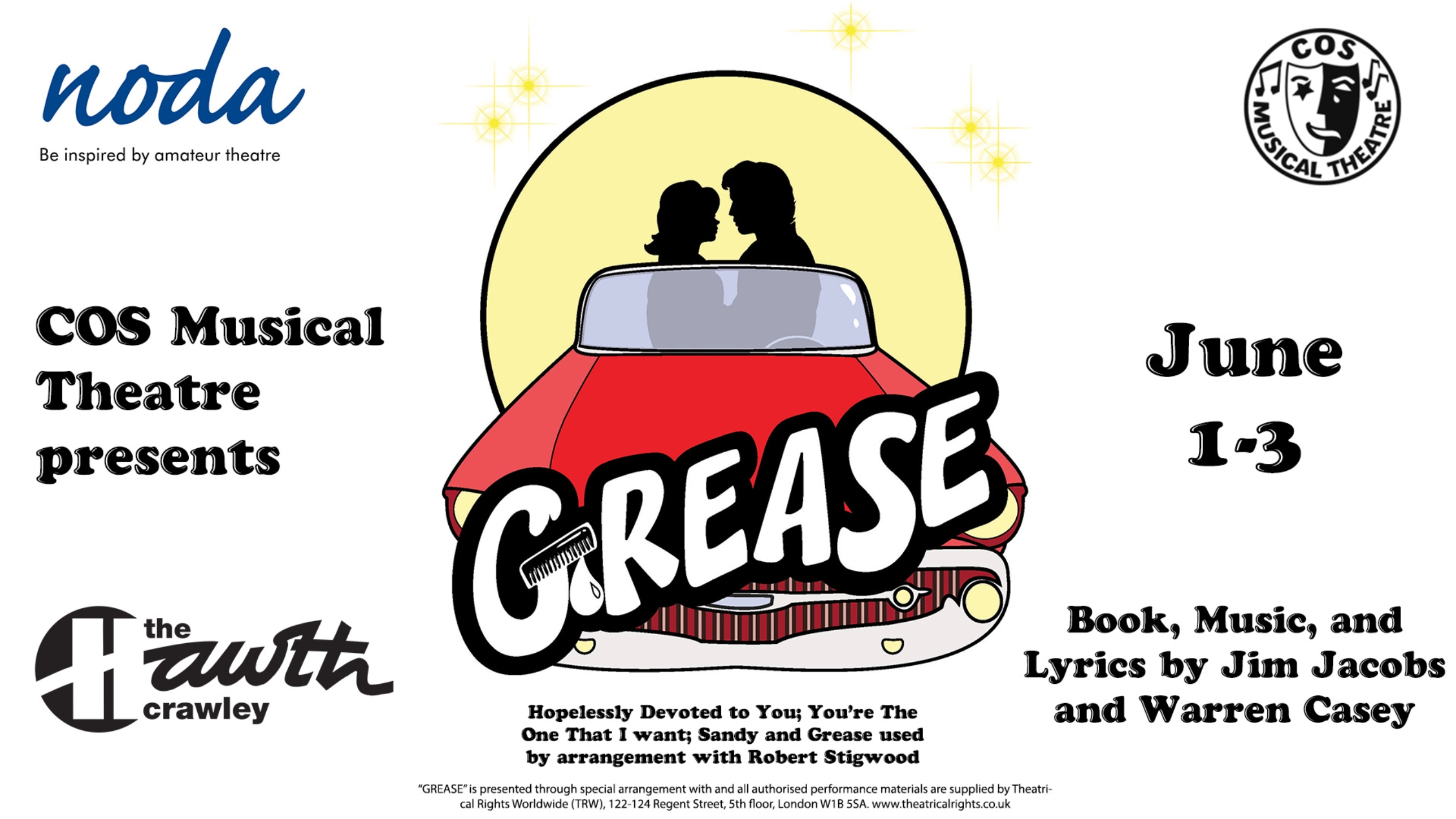 Grease The Musical The Hawth Crawley Parkwood Theatres