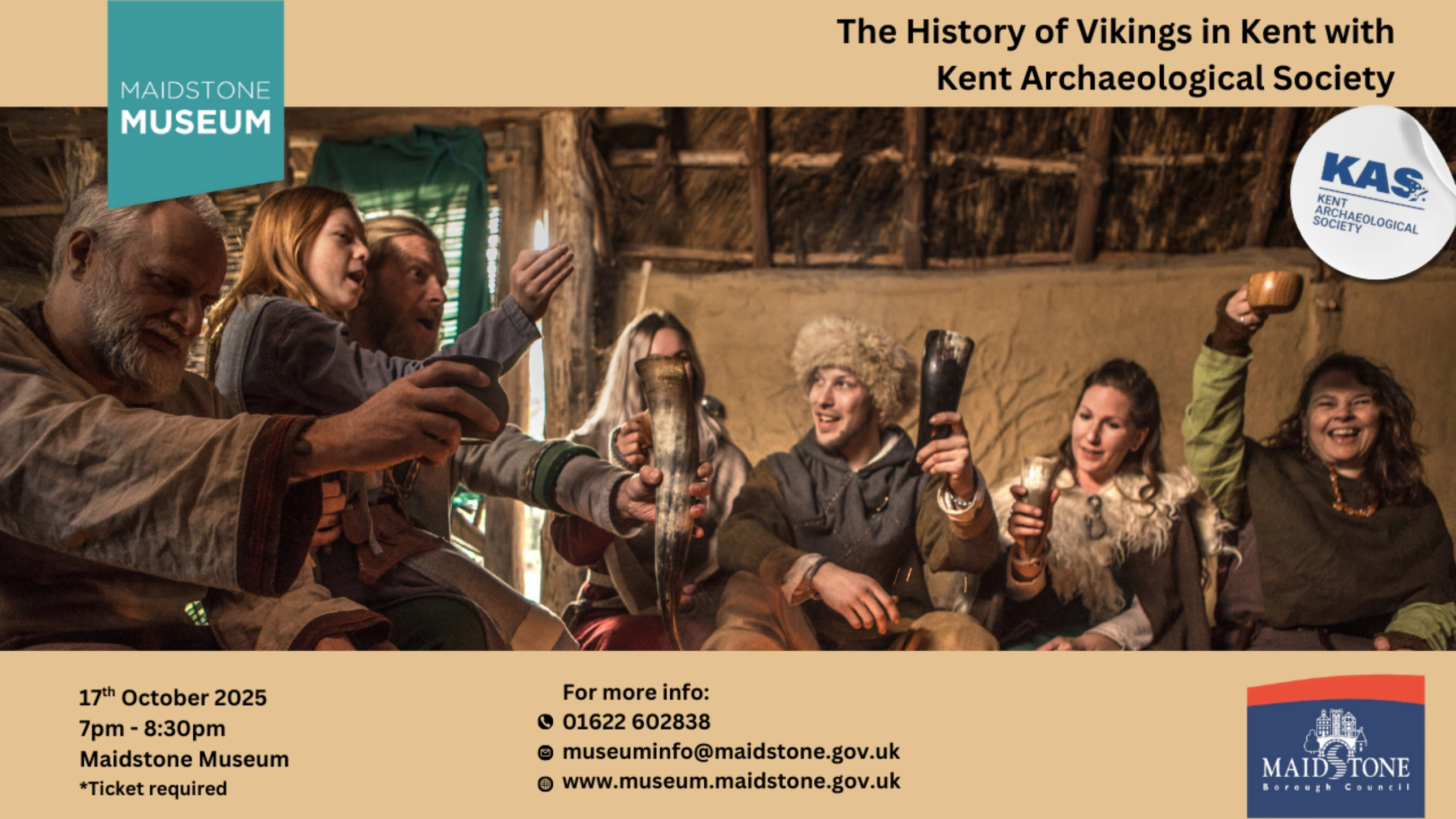 Maidstone Museum: The History of Vikings in Kent with Kent Archaeological Society (KAS)