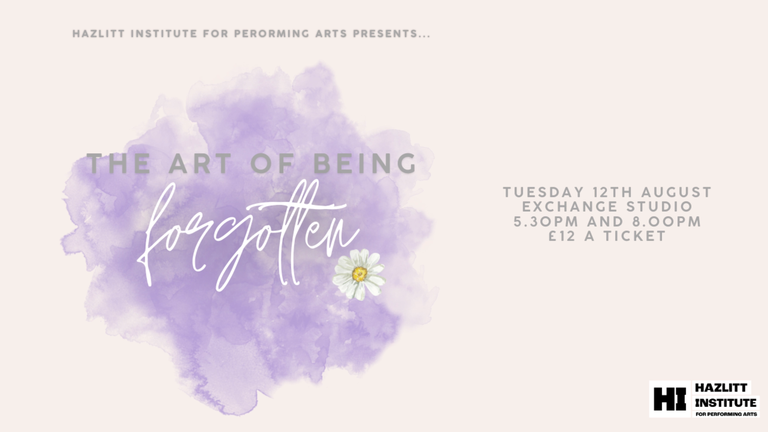 the art of being forgotten 