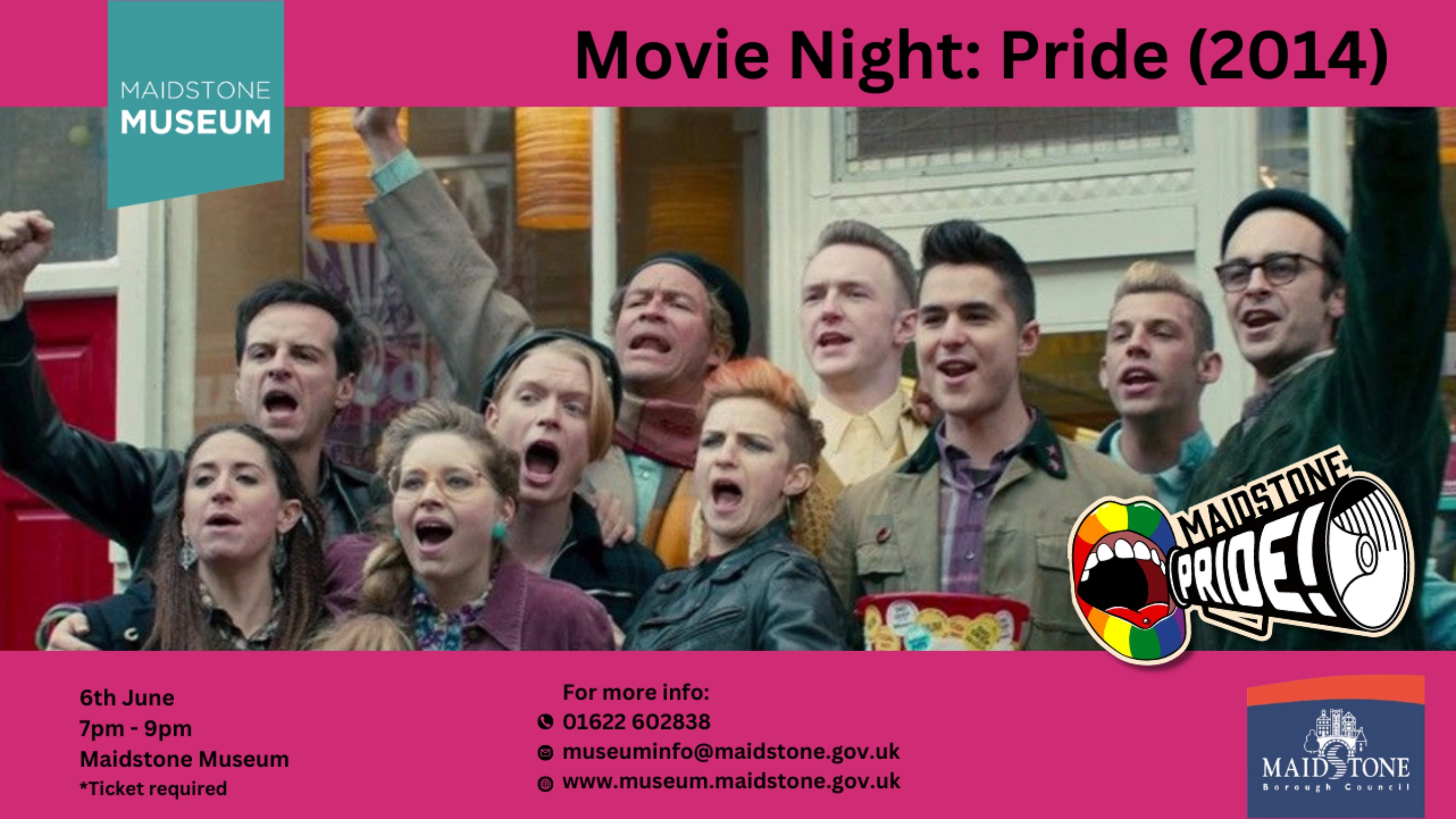 Maidstone Museum Movie Night: Pride (2014)