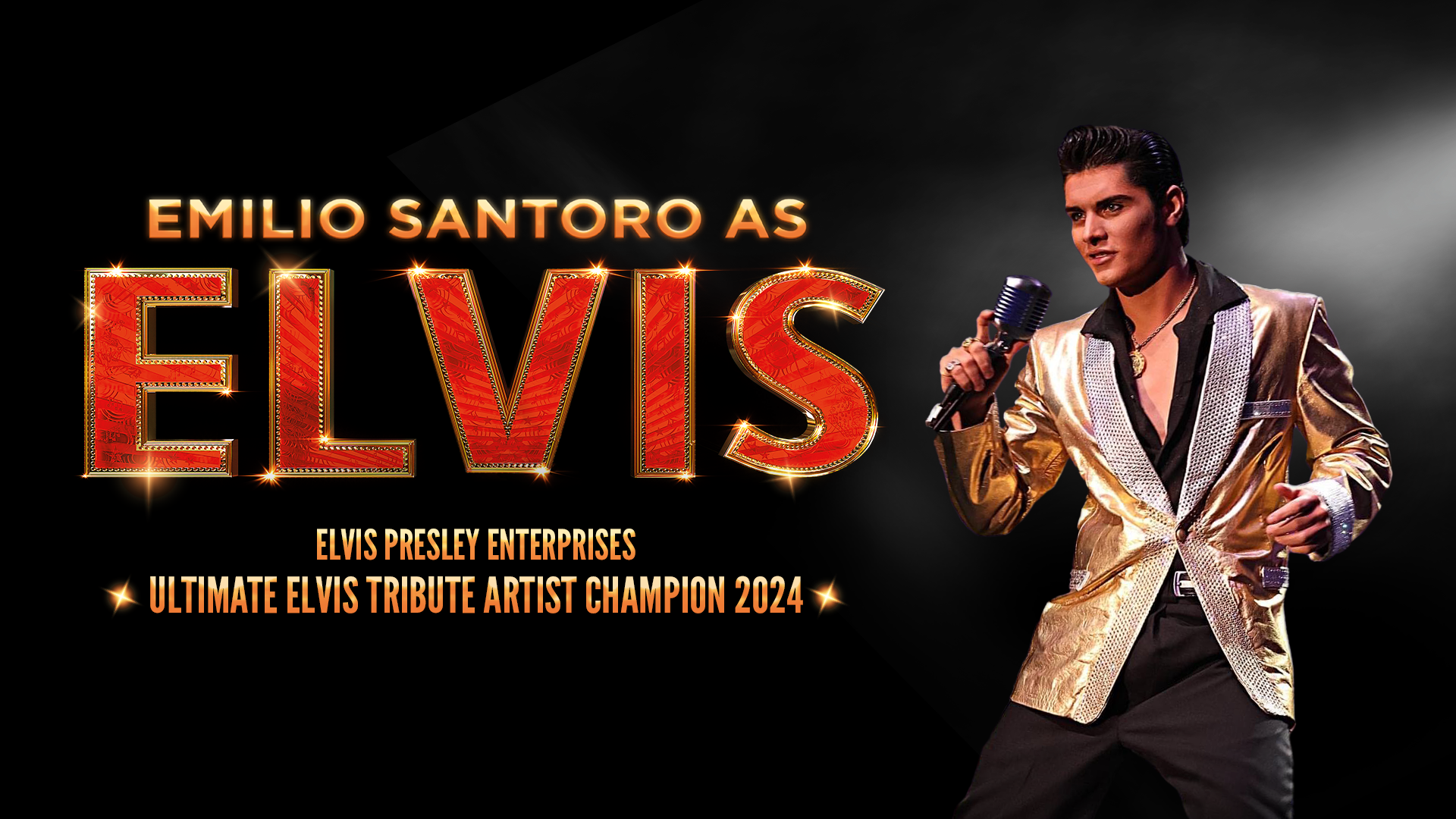 EMILIO SANTORO AS ELVIS